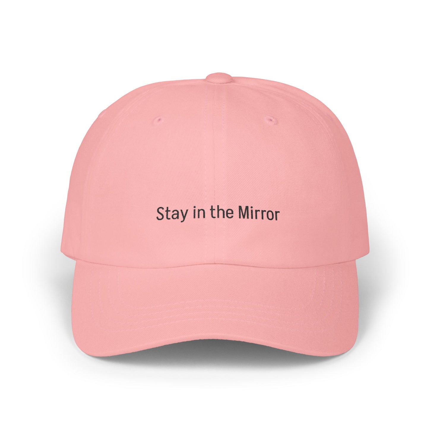 White Classic Stay in the Mirror Hat