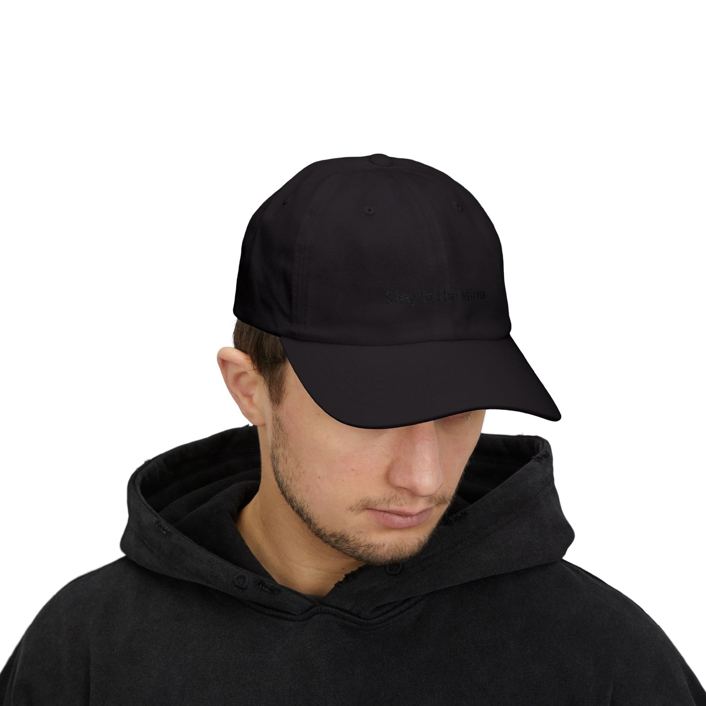 White Classic Stay in the Mirror Hat